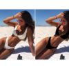 2020 biquíni de corte alto com push up, conjunto de roupa de banho, maiô brasileiro, moda praia, verão, feminino, sexy, cintura baixa roupa de banho - Image 2