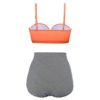 2020 conjunto de biquíni feminino brazillian maiô sexy cintura alta push up acolchoado maiô feminino beachwear - Image 5