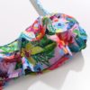 2020 meninas roupa de banho plissado duas peças trajes de banho 7-16years crianças roupa de banho com almofada interior beachwear meninas tankini 1062 - Image 3