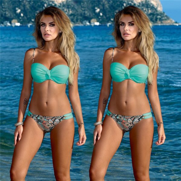 2020 verão cintura baixa conjunto de biquíni banho feminino sexy bancada maiô push up biquini brasileiro maillot de bain femme - Image 4