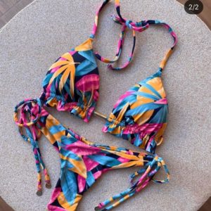 Biquíni sensual feminino estilo push up, 2020, maiô estilo push up, conjunto de roupa de banho, moda praia, verão, brasileiro