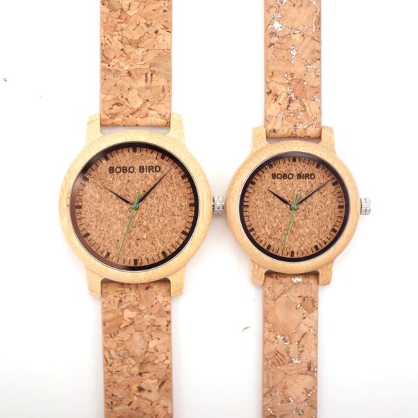 Bobo bird relógio de pulso quartzo bambu m12, relógio para homens e mulheres relógios de pulso de marca de luxo top com movimento japonês como presente - Image 4