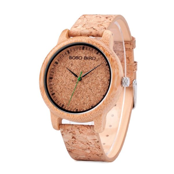 Bobo bird relógio de pulso quartzo bambu m12, relógio para homens e mulheres relógios de pulso de marca de luxo top com movimento japonês como presente - Image 5