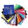 Bohemia impressão do vintage bandana faixas de cabelo para meninas feminino bandana lenço máscara facial cruz turbante bandanas headwear 55cmx55cm - Image 5