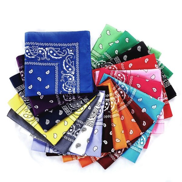 Bohemia impressão do vintage bandana faixas de cabelo para meninas feminino bandana lenço máscara facial cruz turbante bandanas headwear 55cmx55cm - Image 5