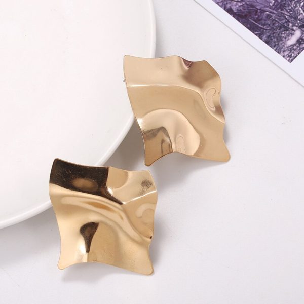 Brincos luxuosos de ouro, para mulheres, joias da moda, europeu, brincos grandes, decoração de orelha, acessórios femininos de luxo 2019 - Image 3
