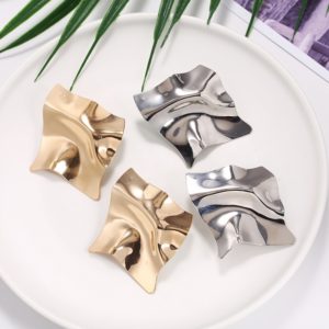 Brincos luxuosos de ouro, para mulheres, joias da moda, europeu, brincos grandes, decoração de orelha, acessórios femininos de luxo 2019