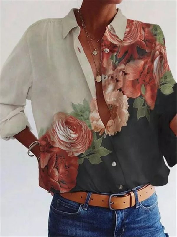 Camisa Floral Casual