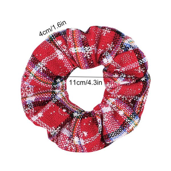 LEVAO Presentes de Natal Moldura Mulheres Hairbands Turbante Feminino Xadrez Vermelha Atada Headbands Meninas Acessórios Para o Cabelo Headwear Cabeça Aro - Image 4