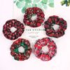 LEVAO Presentes de Natal Moldura Mulheres Hairbands Turbante Feminino Xadrez Vermelha Atada Headbands Meninas Acessórios Para o Cabelo Headwear Cabeça Aro - Image 6