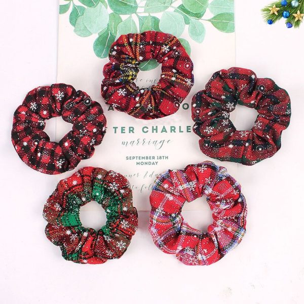 LEVAO Presentes de Natal Moldura Mulheres Hairbands Turbante Feminino Xadrez Vermelha Atada Headbands Meninas Acessórios Para o Cabelo Headwear Cabeça Aro - Image 6