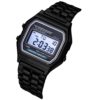 Luxo ouro rosa mulher relógio digital ultra-fino aço led relógio de pulso eletrônico relógio luminoso senhoras relógio montre femme - Image 3