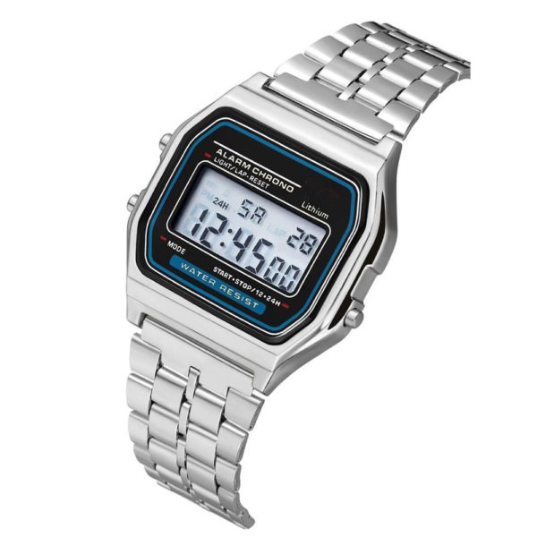 Luxo ouro rosa mulher relógio digital ultra-fino aço led relógio de pulso eletrônico relógio luminoso senhoras relógio montre femme - Image 4
