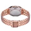 Luxo ouro rosa mulher relógio digital ultra-fino aço led relógio de pulso eletrônico relógio luminoso senhoras relógio montre femme - Image 6