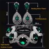 Moda casamento nupcial conjuntos de jóias para as mulheres strass cristal austríaco conjunto de jóias pulseira brincos conjunto acessórios indianos - Image 2