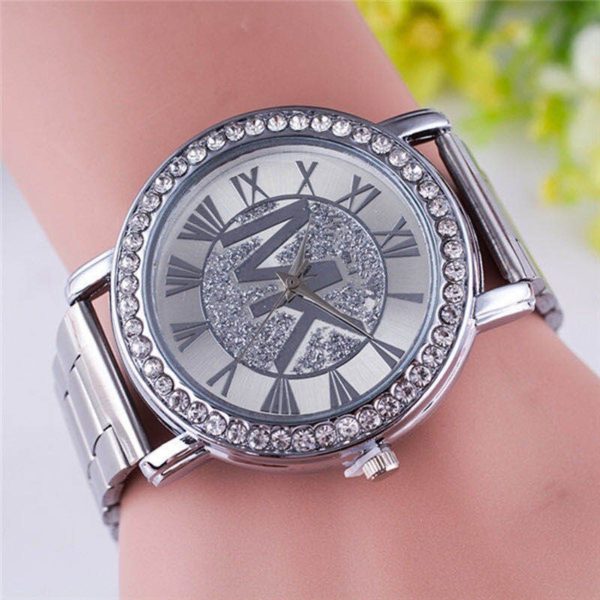 Moda diamante ouro topo de luxo marca casual senhoras relógio de negócios relogio feminino topo montres de luxe pour femmes - Image 3