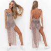Nova saída de praia sexy feminina, cobertura de biquíni, perspectiva de malha, vestido de praia, maiô, verão, 2020 - Image 2