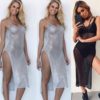 Nova saída de praia sexy feminina, cobertura de biquíni, perspectiva de malha, vestido de praia, maiô, verão, 2020 - Image 4