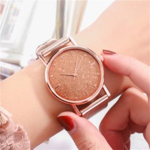 Otoky relógios de luxo cristal céu relógio de aço inoxidável bracele relógio de quartzo relógio de pulso casual para mulher high-end distinguis distindistinы ы