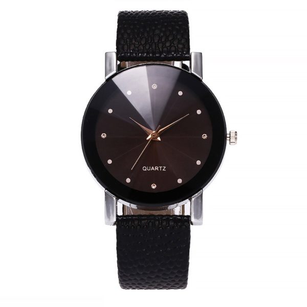 Relógio casual masculino feminino relógio de quartzo das mulheres dos homens pulseira de couro pulseira de banda analógica moda relógio de pulso senhoras meninas presentes - Image 2