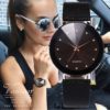 Relógio casual masculino feminino relógio de quartzo das mulheres dos homens pulseira de couro pulseira de banda analógica moda relógio de pulso senhoras meninas presentes