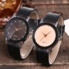 Relógio casual masculino feminino relógio de quartzo das mulheres dos homens pulseira de couro pulseira de banda analógica moda relógio de pulso senhoras meninas presentes - Image 3