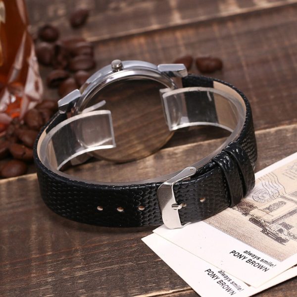 Relógio casual masculino feminino relógio de quartzo das mulheres dos homens pulseira de couro pulseira de banda analógica moda relógio de pulso senhoras meninas presentes - Image 5