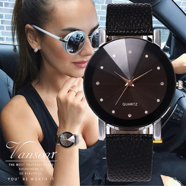 Relógio casual masculino feminino relógio de quartzo das mulheres dos homens pulseira de couro pulseira de banda analógica moda relógio de pulso senhoras meninas presentes