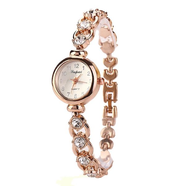 Relógio de pulso analógico feminino relógio de quartzo de luxo da marca femmes pulseira montre relógio de senhoras zegarek damski - Image 4