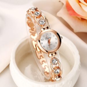 Relógio de pulso analógico feminino relógio de quartzo de luxo da marca femmes pulseira montre relógio de senhoras zegarek damski
