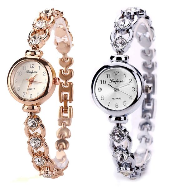 Relógio de pulso analógico feminino relógio de quartzo de luxo da marca femmes pulseira montre relógio de senhoras zegarek damski - Image 5