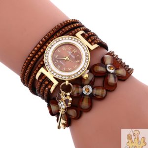 Relógio de pulso de quartzo analógico montres femmes relogio feminino relógios femininos do vintage strass cristal pulseira dial