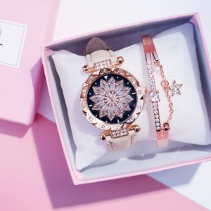 Relógio de pulso feminino quartz de couro, relógio europeu, estilo popular, pulseira de marca luxuosa, casual, 2020