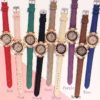 Relógio de pulso feminino quartz de couro, relógio europeu, estilo popular, pulseira de marca luxuosa, casual, 2020 - Image 5