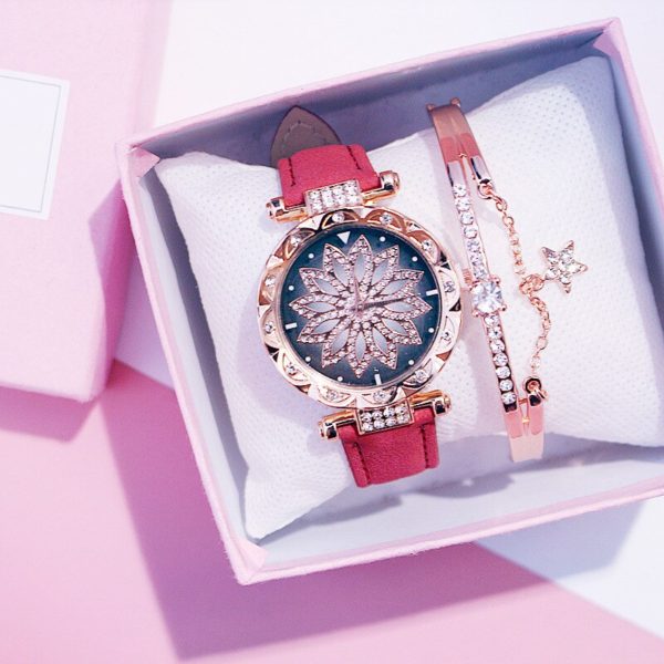 Relógio de pulso feminino quartz de couro, relógio europeu, estilo popular, pulseira de marca luxuosa, casual, 2020 - Image 6