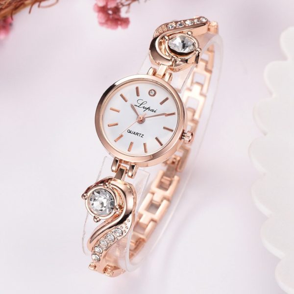 Relógios femininos europeus e americanos simples casual pequena e delicada pulseira feminina relógios de pulso de luxo zegarek damski 2020 - Image 2