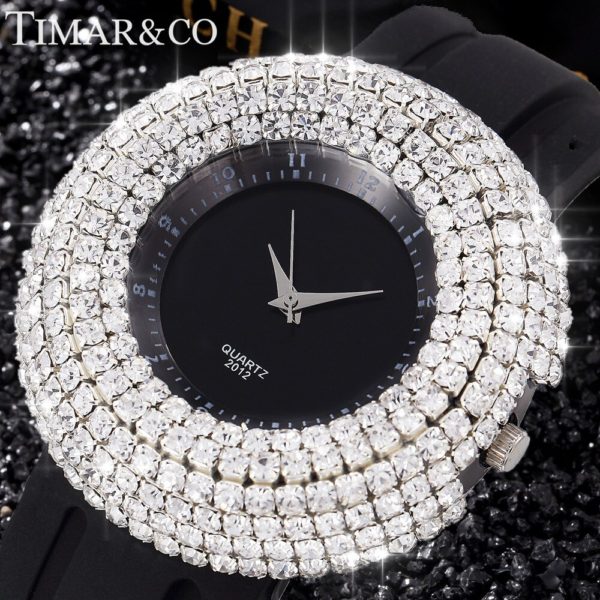 Relogio feminino relógios femininos de luxo strass relógios de pulso das senhoras femininas vestido casual relógio montre femme saat hodinky - Image 2