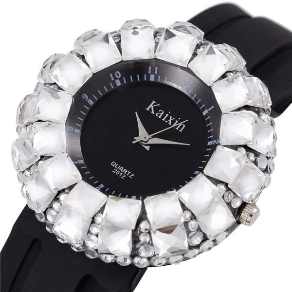 Relogio feminino relógios femininos de luxo strass relógios de pulso das senhoras femininas vestido casual relógio montre femme saat hodinky - Image 3