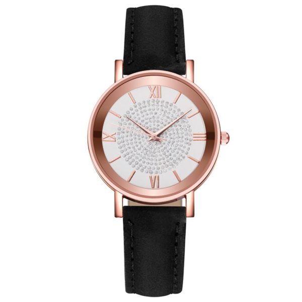 Senhoras relógio de quartzo luxo masculino feminino masculino feminino relógios de aço inoxidável dial moda pulseira casual relógio de pulso meninas - Image 3