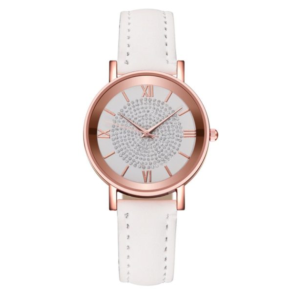 Senhoras relógio de quartzo luxo masculino feminino masculino feminino relógios de aço inoxidável dial moda pulseira casual relógio de pulso meninas - Image 4