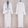 Vestido kimono feminino de algodão, capa saída de biquíni sensual, túnica branca, roupa de praia, verão 2020 cobrir q964 - Image 5